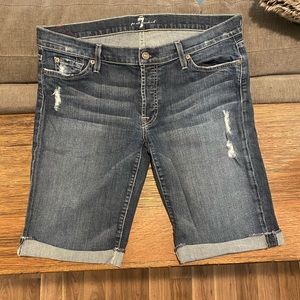 7 for All Mankind Jean Shorts Size 31
